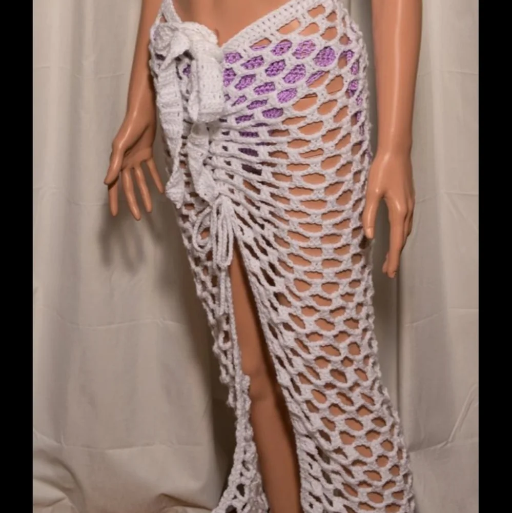 Beach cover-up skirt set - Picture 3 of 4